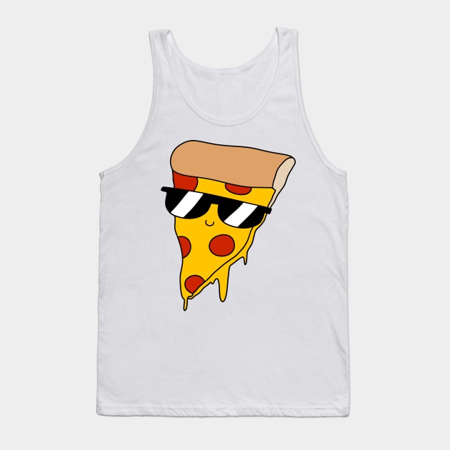 Cool Pizza Tank Top by saradaboru